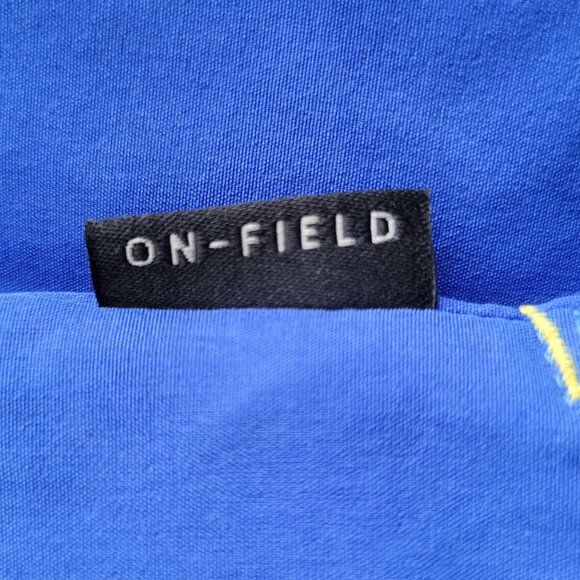 Men's Nike Royal Los Angeles Rams Sideline Coach Chevron Short Sleeve Jacket - Picture 11 of 12